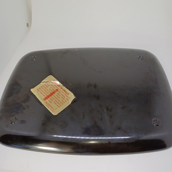 Vintage Couroc Owl Inlaid Tray 12 × 9 in Black Gold - Picture 4 of 13